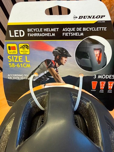 Dunlop led fahrradhelm 61 - dunlop, l