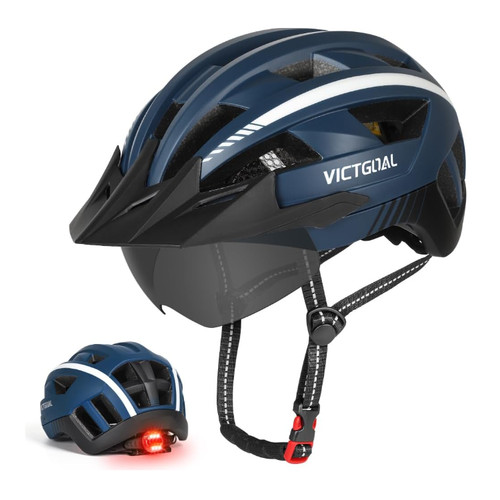 Fahrradhelm visier led - visier,