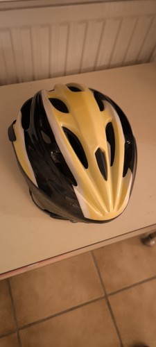 Fahrradhelm gelb schwarz - fahrradhelm, gelb-schwarz
